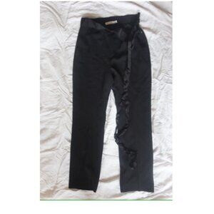 Designer UNTTLD Black Pants with Black Ribbon